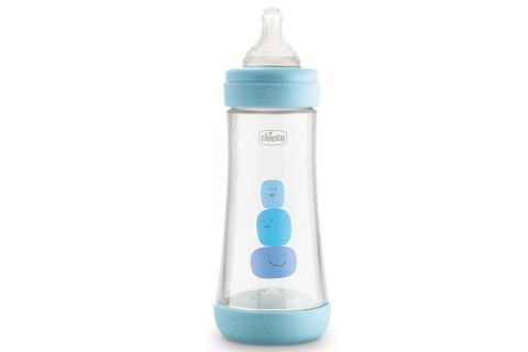 Chicco Biberón Perfect 5 Silicona 4m+ Azul 300ml