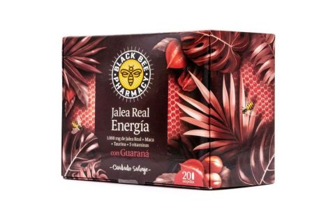 Black Bee Pharmacy Jalea Real Energía con Guaraná 20 Ampollas