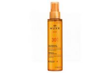 Nuxe Sun Aceite Bronceador Rostro y Cuerpo SPF-30 150ml