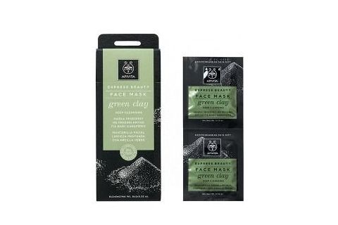 Apivita Express Beauty Mascarilla Facial Limpieza Profunda 2 x 8ml