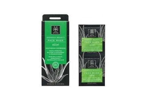 Apivita Mascarilla Facial Hidratante y Refrescante 2 x 8ml