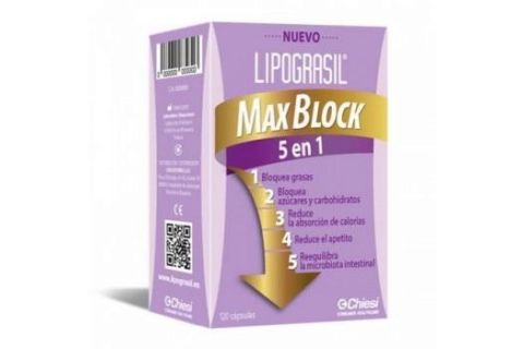 Lipograsil Max Block 5 en 1 120 Cápsulas