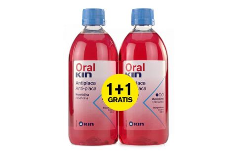 Oralkin Enjuague Bucal Diario 500 + 500ml