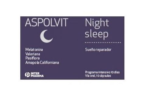 Aspolvit Night Sleep 10 Cápsulas
