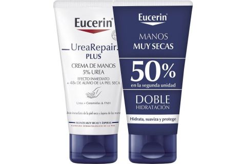 Eucerin UreaRepair Plus 5% Urea Crema de Manos 2 x 75ml