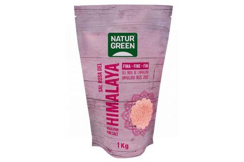 NaturGreen Sal Rosa Fina del Himalaya 1kg