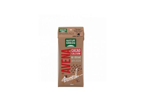 NaturGreen Bebida Ecológica Avena y Cacao con Calcio 200ml