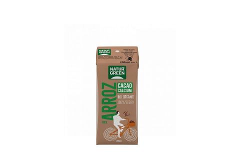 NaturGreen Bebida Ecológica Arroz y Cacao con Calcio 200ml