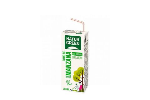 NaturGreen Zumo Ecológico de Manzana 200ml