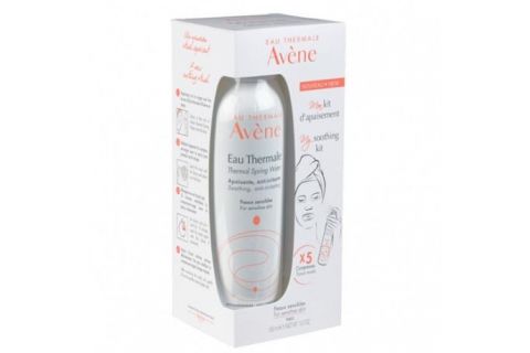 Avene Kit Calmante Agua Termal + 5 uds Máscaras Faciales