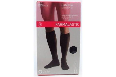 Calcetin Farmalastic Azul Marino T- Med 1und