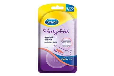Scholl Gelactiv Party Feel Apoyo Arco del Pie 1 Par