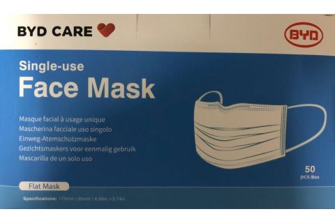 Byd Care Mascarillas Quirúrgicas 50uds