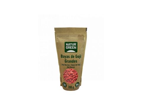 NaturGreen Bayas de Goji Ecológicas Grandes 200gr