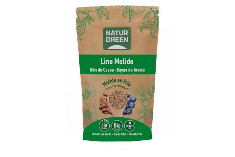 NaturGreen Semillas Lino, Nibs de Cacao y Aronia Bio 225gr