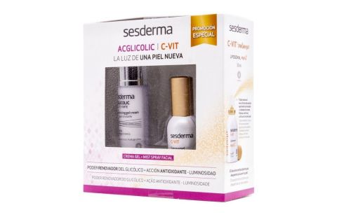 Sesderma Pack Acglicolic Crema Gel + C Vit Liposomal Mist