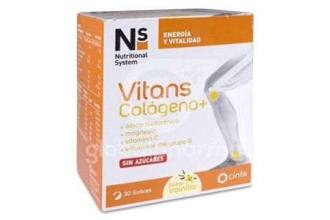 NS Vitans Colágeno Sabor Vainilla 30 Sobres