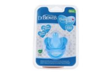 Dr. Browns Chupete Silicona 1 sola pieza +0 meses Azul
