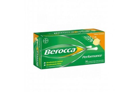 Berocca Performance Naranja 30 Comprimidos Efervescentes
