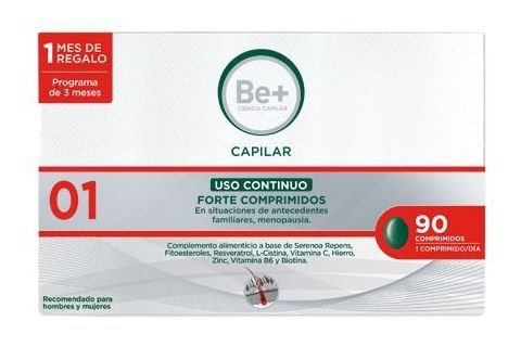 Be+ Capilar Uso Continuo Forte 90 Comprimidos