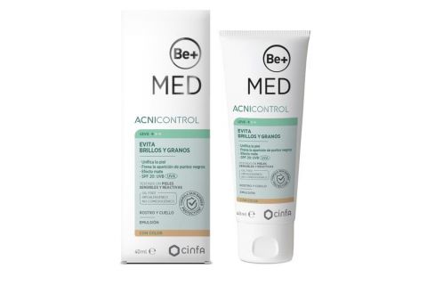 Be+ Med Acnicontrol Evita Brillos y Granos con Color 40ml