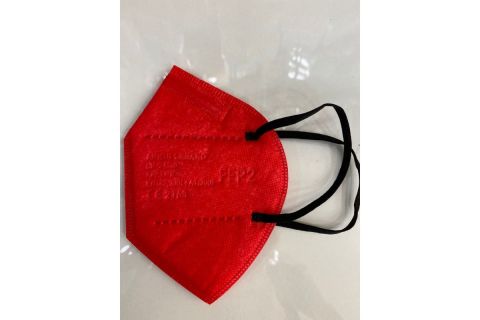 Mascarilla FFP2 Color Rojo 1ud