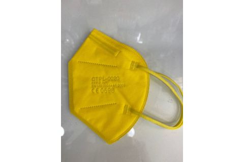 Mascarilla FFP2 Color Amarillo 1ud