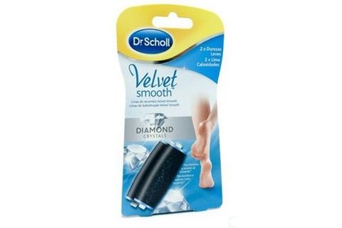 Scholl Velvet Smooth Diamond Crystals Recambio Lima Eléctrica 2uds