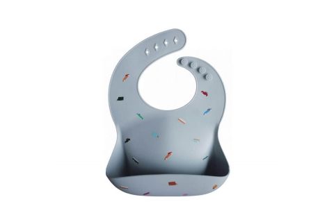 Bibs Babero Silicona Mushie Cars