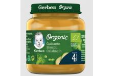 Gerber Puré Guisante, Brócoli y Calabacín 125 g +4m
