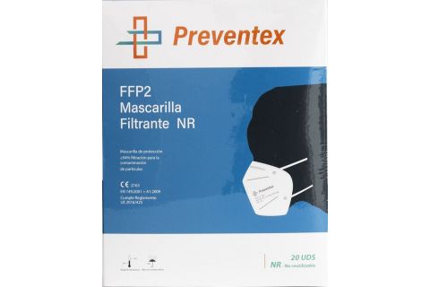 Preventex Mascarilla FFP2 NR 20uds