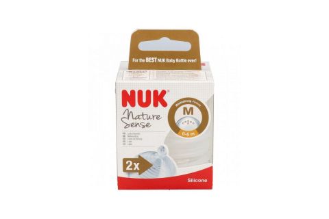 Nuk Nature Sense Tetina Silicona Anticólico 2uds