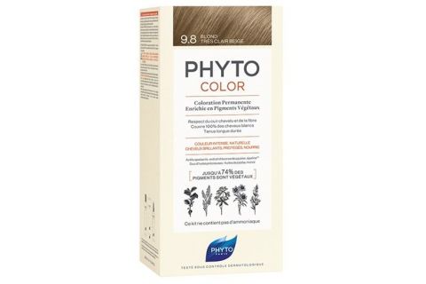 Phyto Phytocolor 9.8 Rubio Muy Claro Beige Coloración Permanente