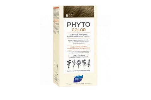 Phyto Phytocolor 8 Rubio Claro Coloración Permanente