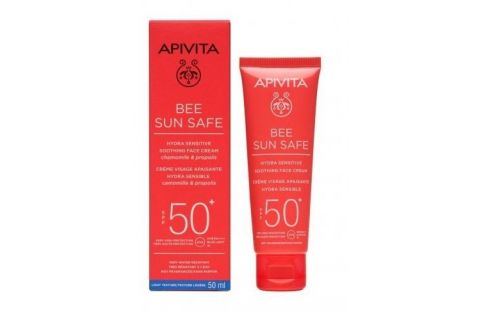 Apivita Bee Sun Safe Hydra Sensitive Crema Facial Calmante SPF50+ 50ml