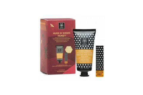Apivita Pack Crema de Manos de Miel 50ml + Bálsamo Labial con Miel 4.4g