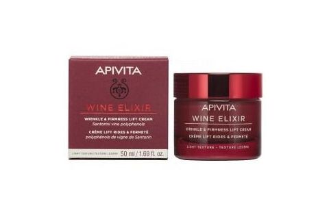 Apivita Wine Elixir Crema Antiarrugas & Reafirmante Textura Ligera Con Efecto Lifting 50ml