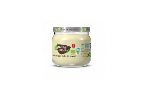 Nutribén Ecopotitos Verduras con Pollo de Corral Ecológico 120gr