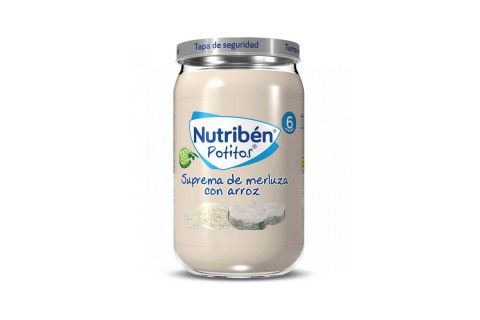 Nutribén Potitos Suprema de Merluza con Arroz 235gr