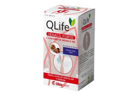 QLife Venacil Forte 60 Cápsulas
