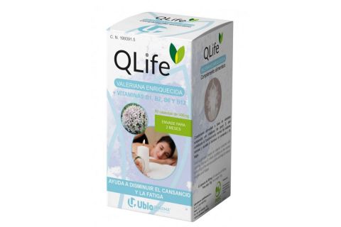 QLife Valeriana Enriquecida 60 Cápsulas