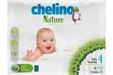 Chelino Nature Pañales Talla-4 34uds