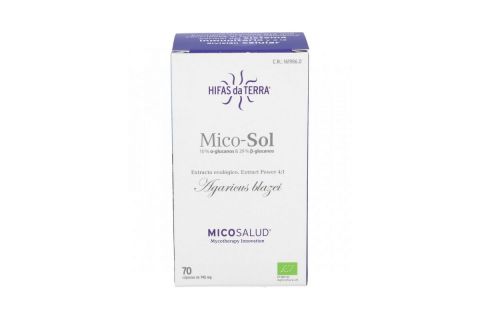 Hifas da Terra Mico Sol Extracto de Champiñón 70 Cápsulas