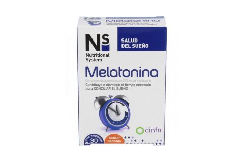 N+s Melatonina 30 Comp Masticables