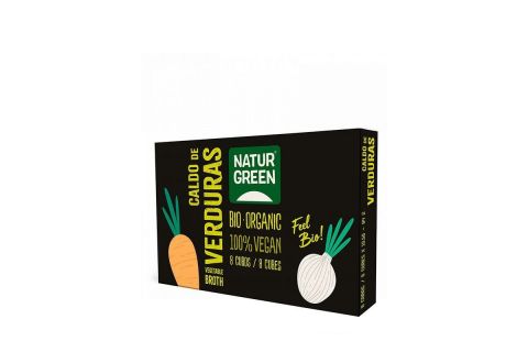 NaturGreen Cubito de Caldo de Verduras Ecológico 10x8,4gr