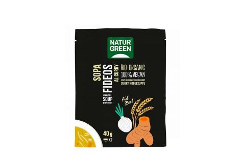 NaturGreen Sopa de FIdeos al Curry Ecológico 40gr