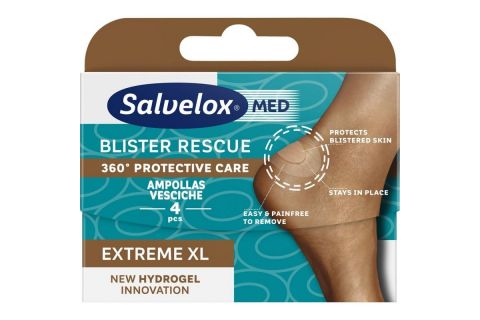 Salvelox Rescue Ampollas Talón Extreme XL Hydrogel 4uds