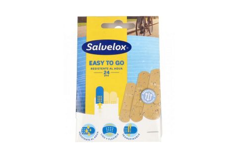 Salvelox Easy To Go Apósitos Resistentes al Agua 24uds