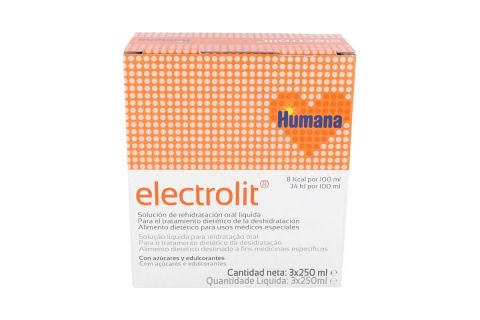 Electrolit Líquido 3 x 250ml