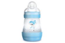 Mam Easy Star Biberón Anticólico 0+ Azul 160ml